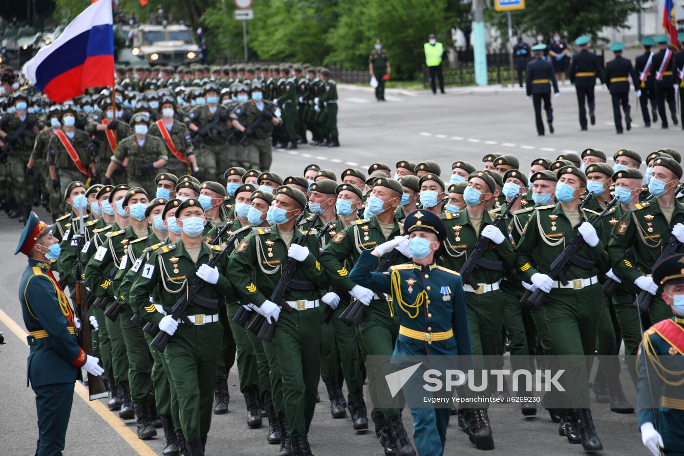 Russia WWII Victory Parade Rehearsal