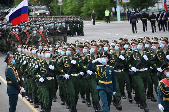 Russia WWII Victory Parade Rehearsal