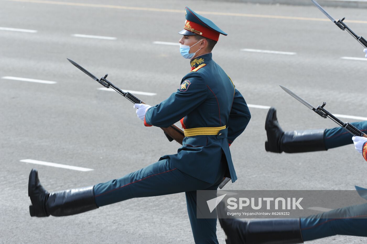 Russia WWII Victory Parade Rehearsal