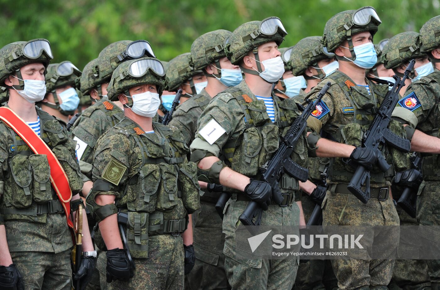 Russia WWII Victory Parade Rehearsal