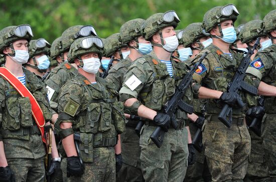 Russia WWII Victory Parade Rehearsal