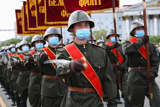 Russia WWII Victory Parade Rehearsal
