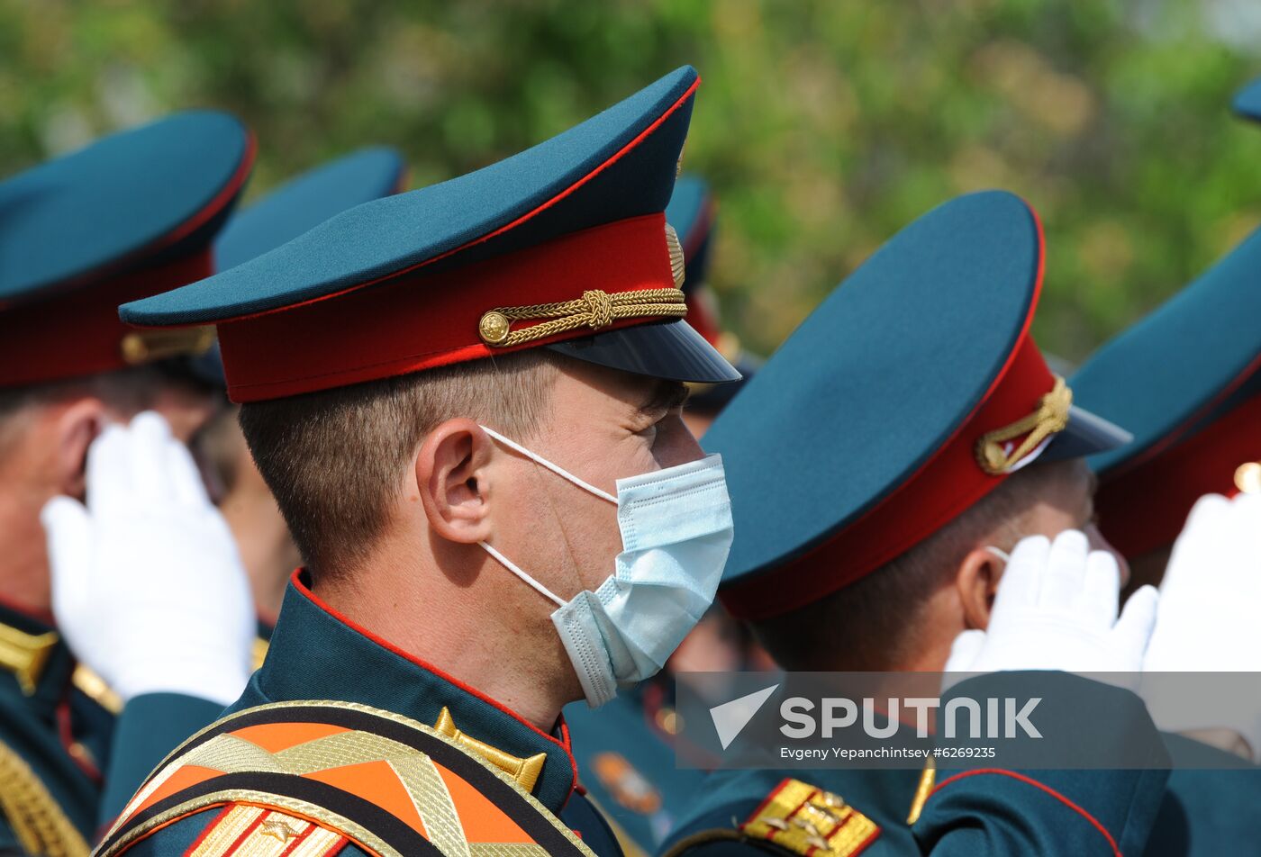 Russia WWII Victory Parade Rehearsal