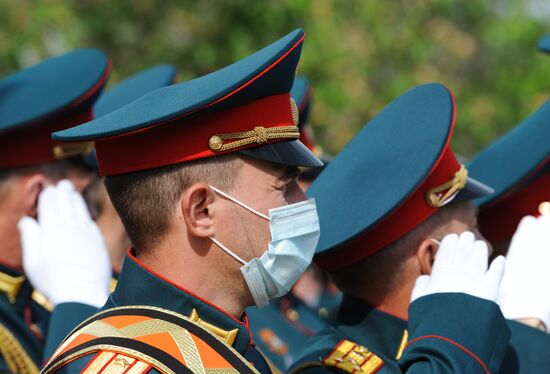 Russia WWII Victory Parade Rehearsal
