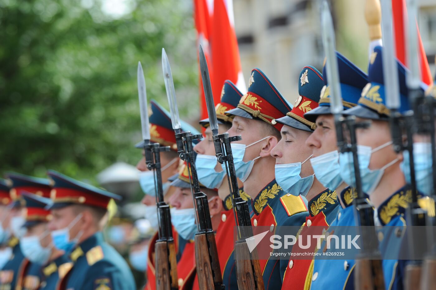 Russia WWII Victory Parade Rehearsal