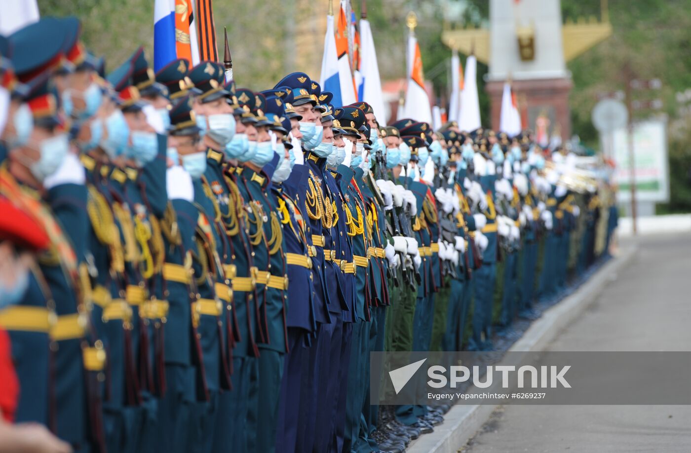 Russia WWII Victory Parade Rehearsal
