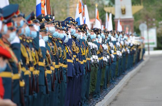 Russia WWII Victory Parade Rehearsal