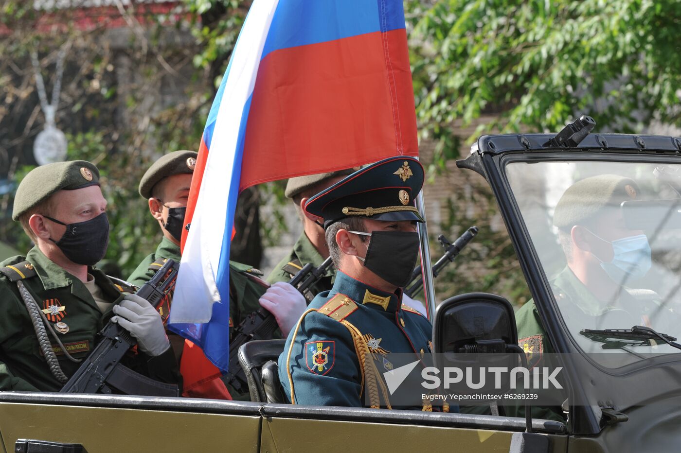 Russia WWII Victory Parade Rehearsal