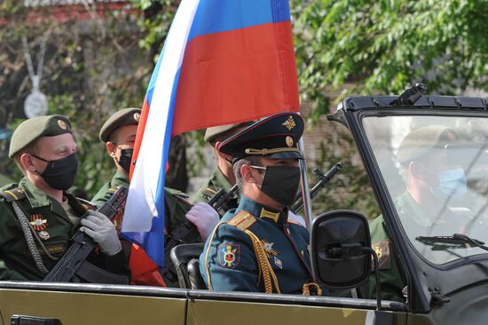 Russia WWII Victory Parade Rehearsal