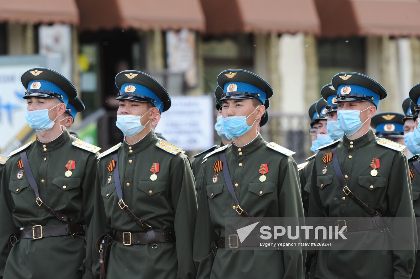 Russia WWII Victory Parade Rehearsal