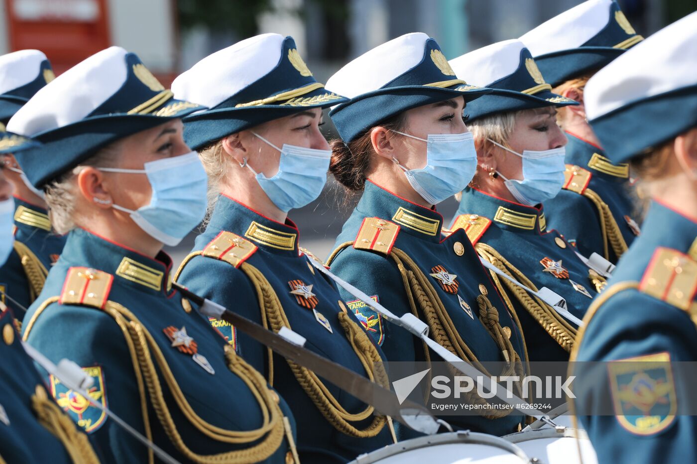 Russia WWII Victory Parade Rehearsal