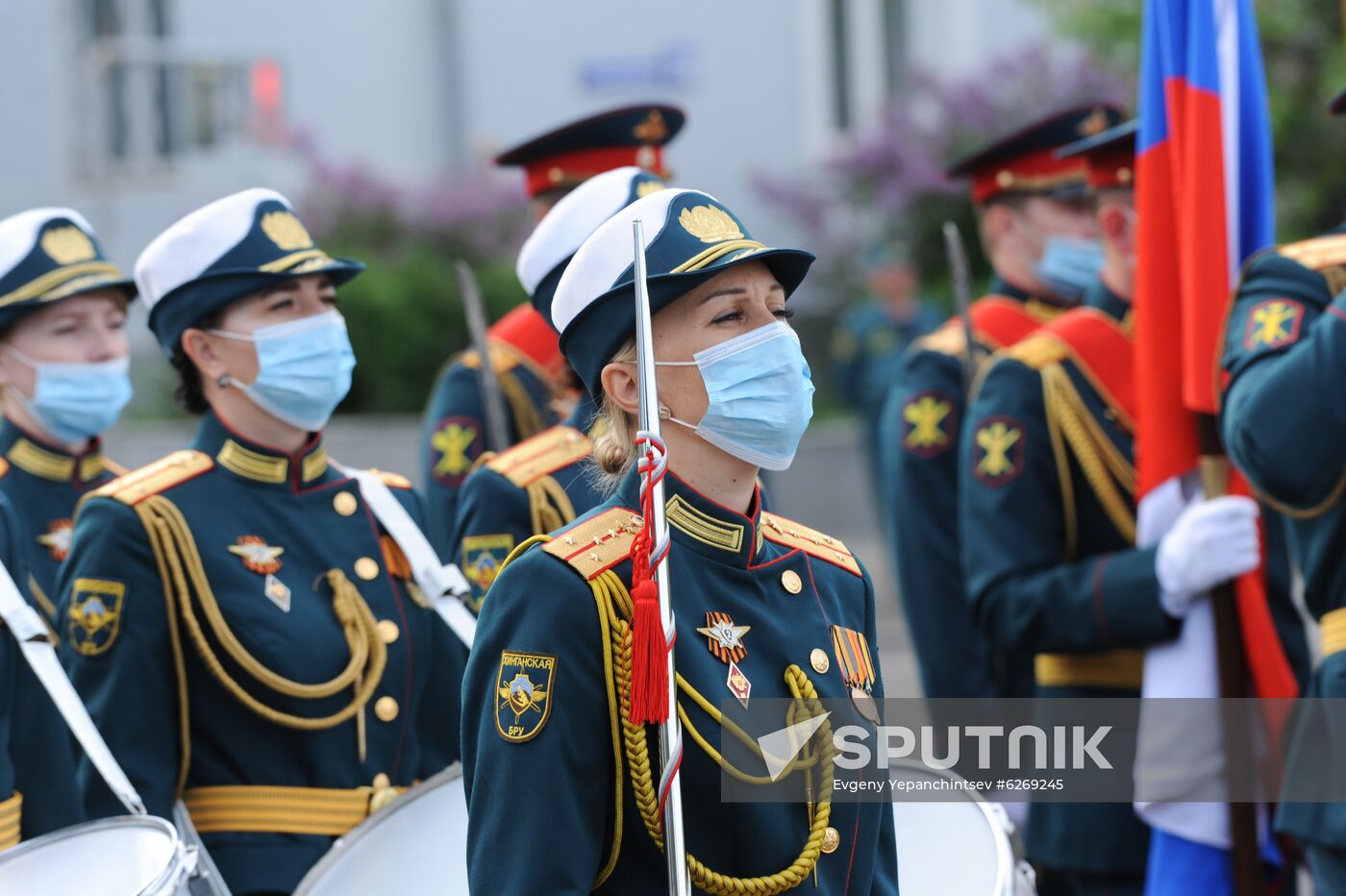 Russia WWII Victory Parade Rehearsal