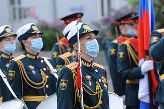 Russia WWII Victory Parade Rehearsal
