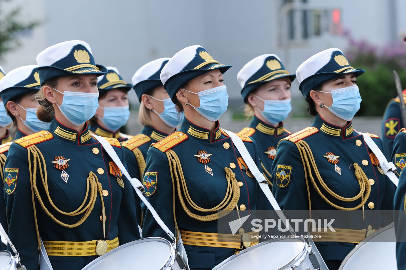 Russia WWII Victory Parade Rehearsal