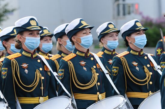 Russia WWII Victory Parade Rehearsal