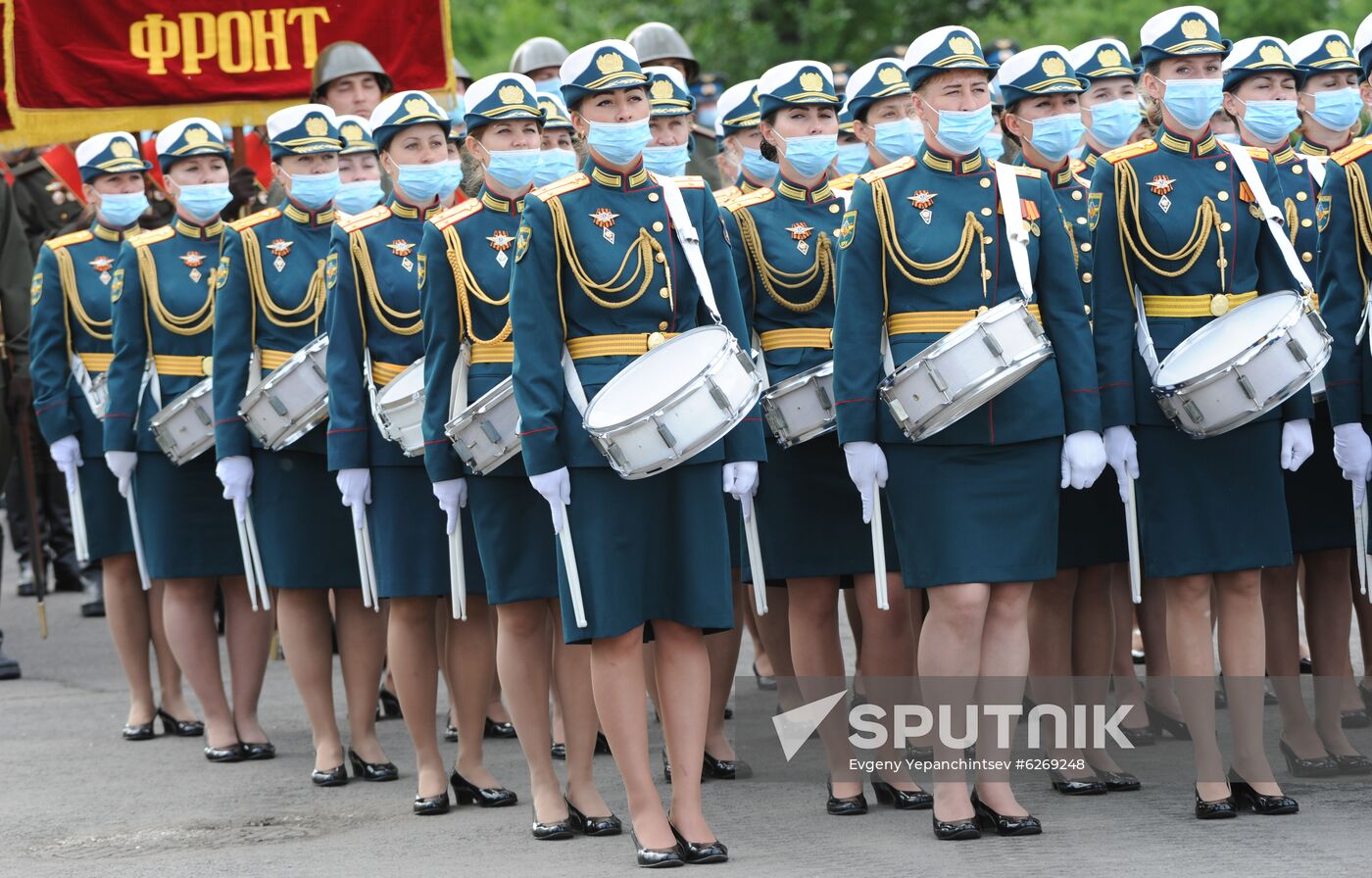 Russia WWII Victory Parade Rehearsal