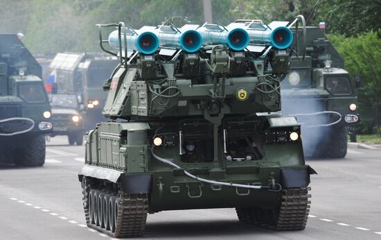 Russia WWII Victory Parade Rehearsal