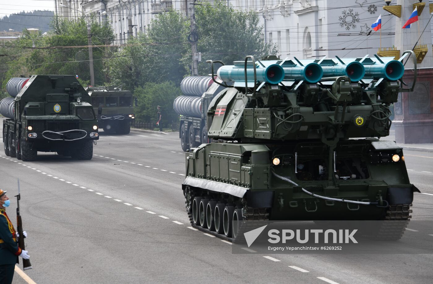 Russia WWII Victory Parade Rehearsal