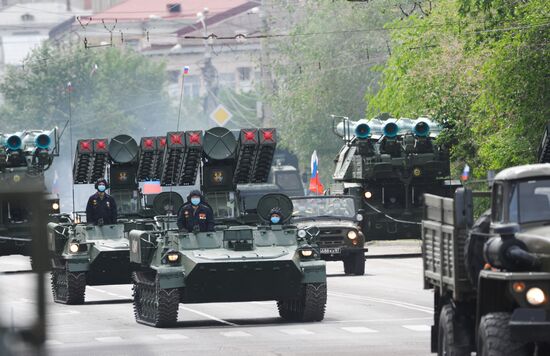 Russia WWII Victory Parade Rehearsal