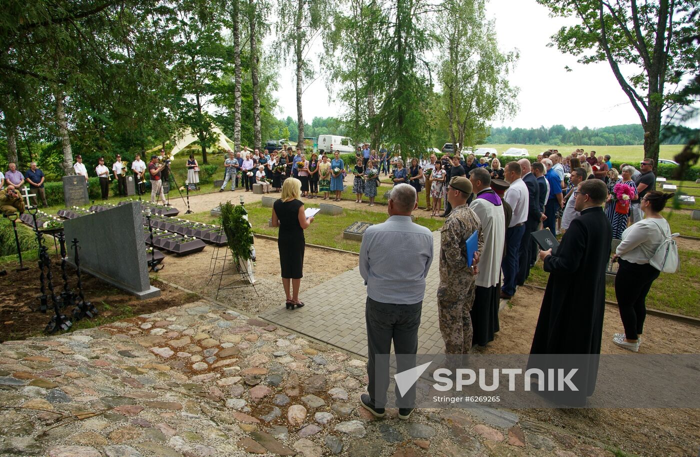 Latvia WWII Soviet Soldiers Reburial