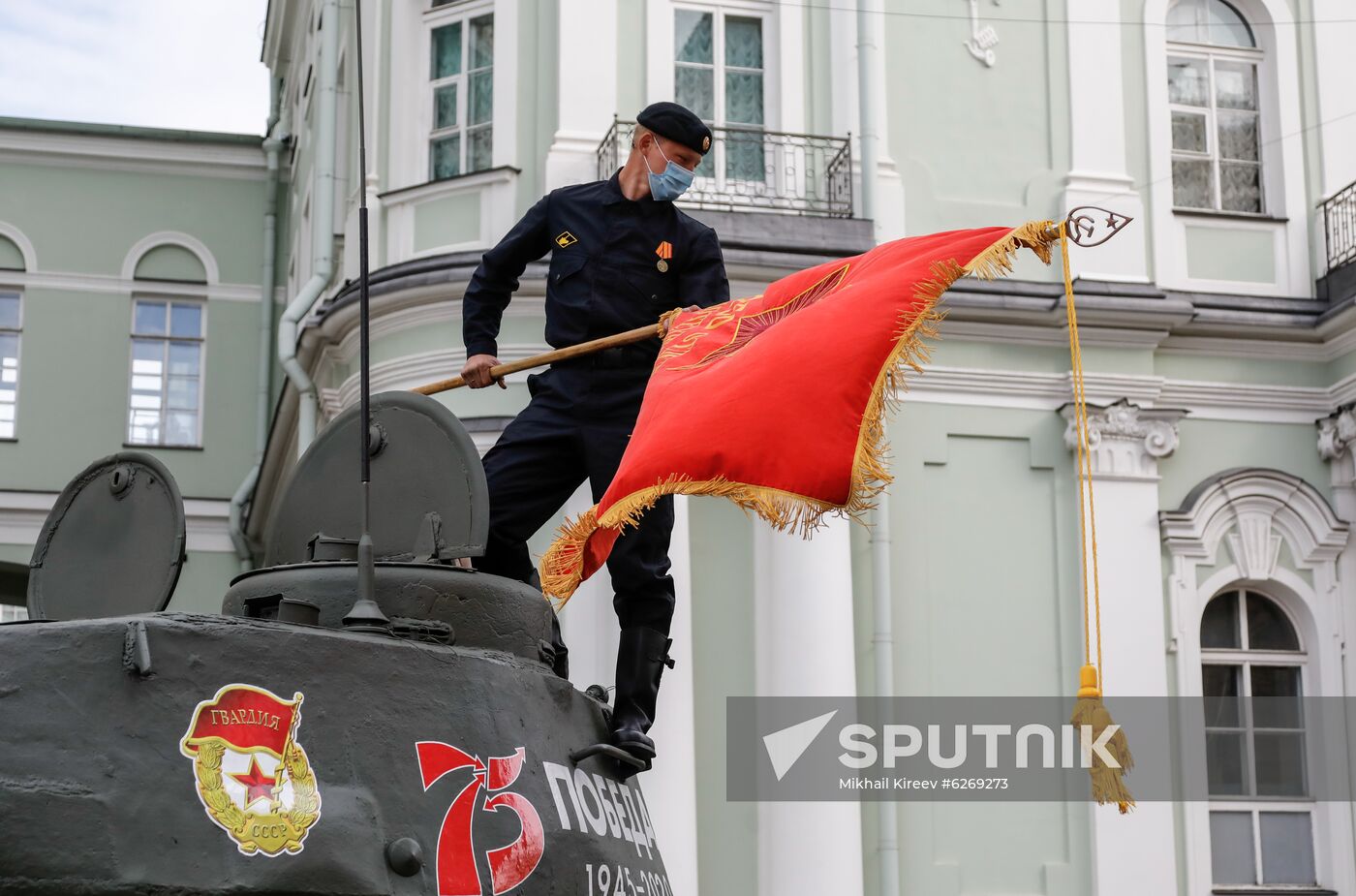 Russia WWII Victory Parade Rehearsal