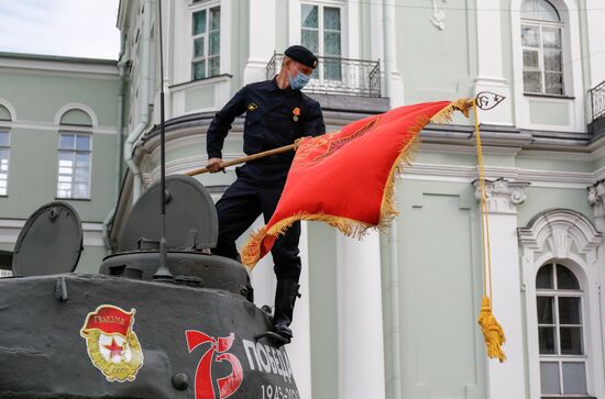 Russia WWII Victory Parade Rehearsal