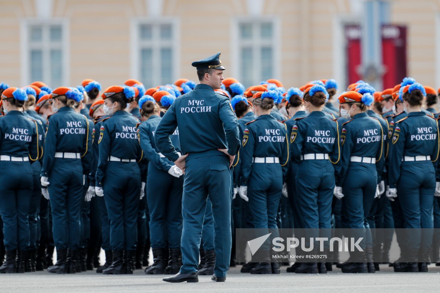 Russia WWII Victory Parade Rehearsal