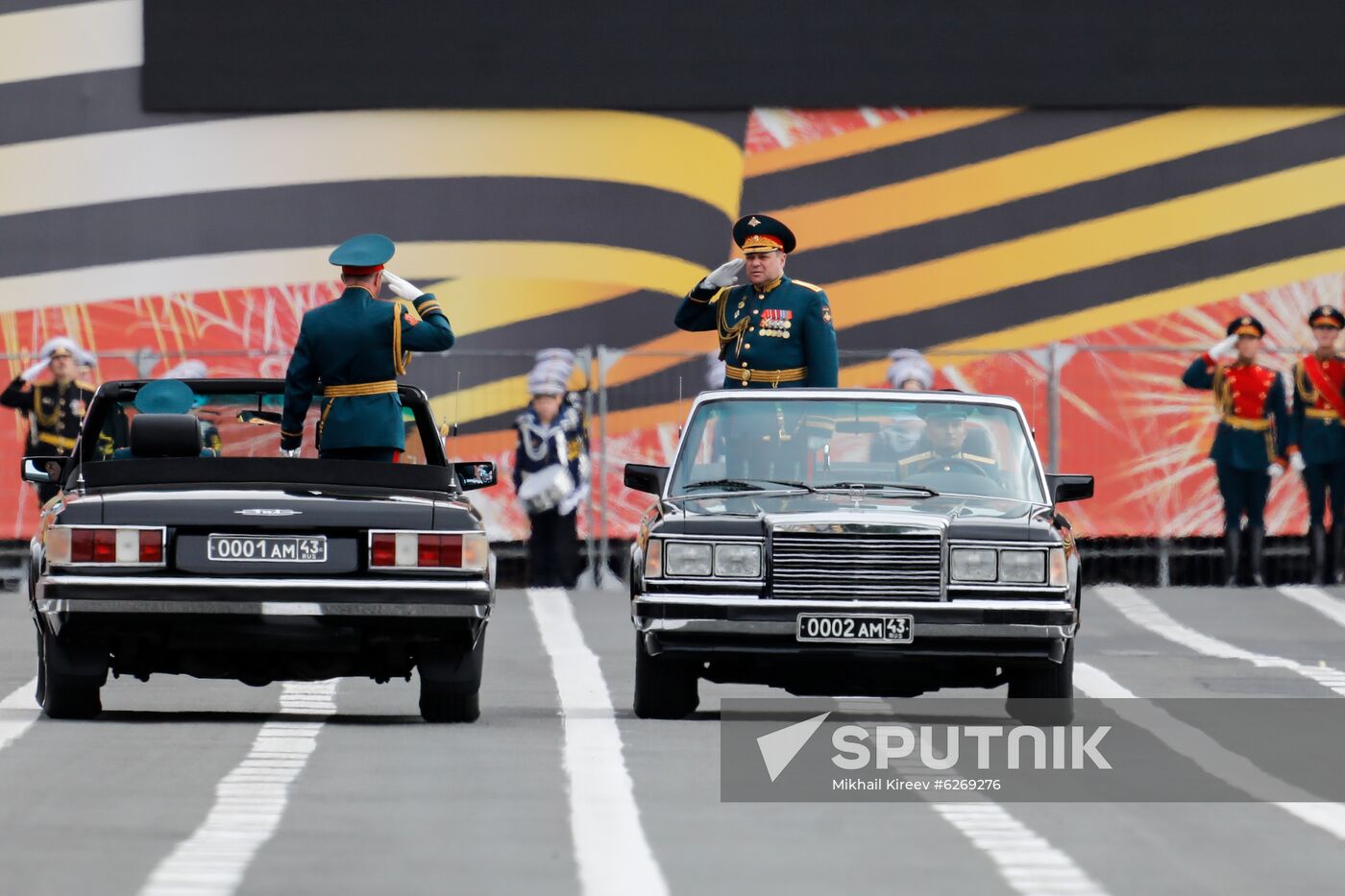 Russia WWII Victory Parade Rehearsal