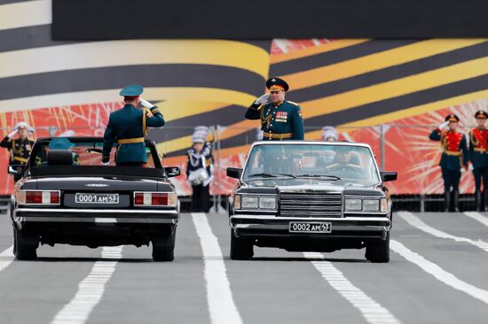 Russia WWII Victory Parade Rehearsal