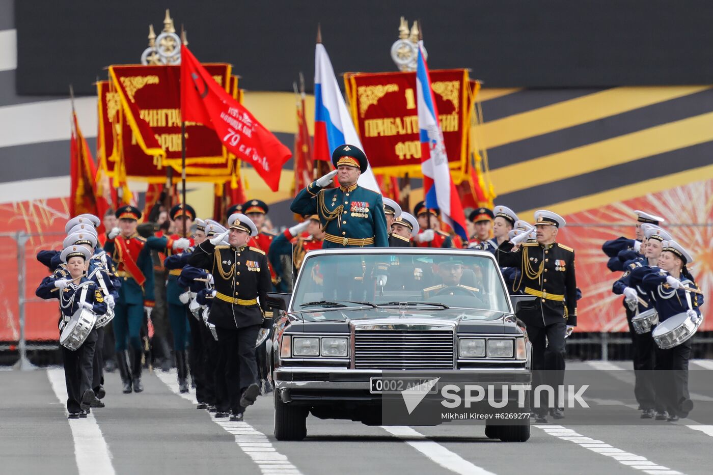 Russia WWII Victory Parade Rehearsal