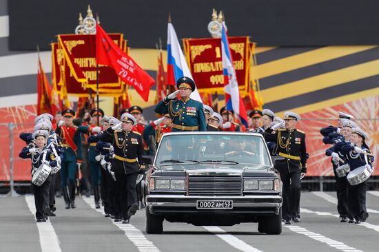 Russia WWII Victory Parade Rehearsal