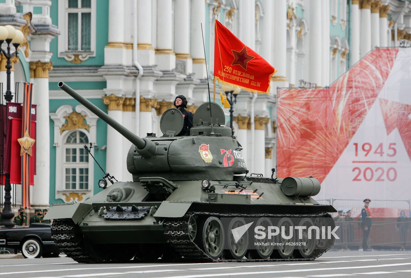 Russia WWII Victory Parade Rehearsal