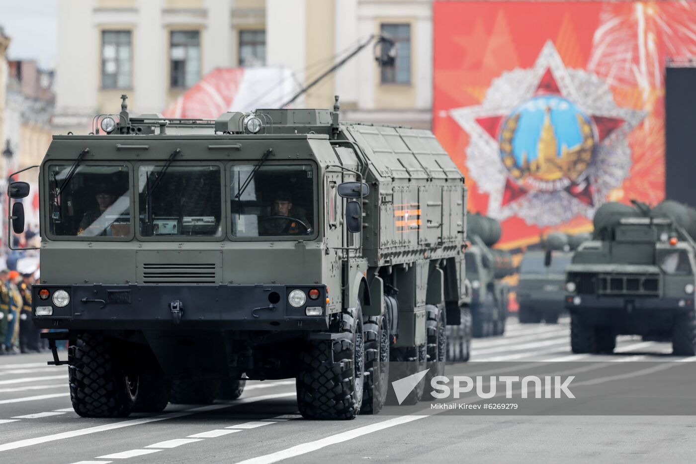 Russia WWII Victory Parade Rehearsal