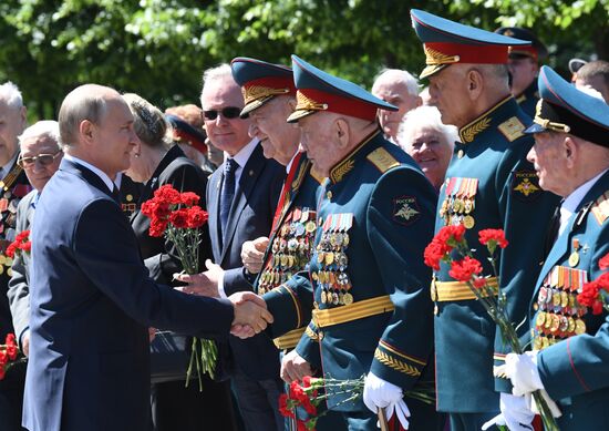 Russia Putin WWII Victims Remembrance Day