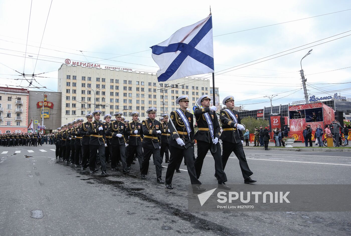 Russia WWII Victory Parade Rehearsal