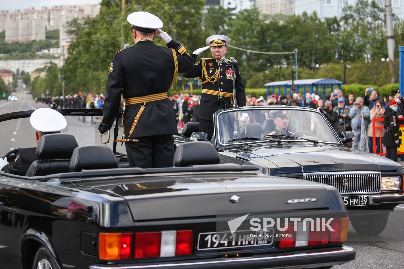 Russia WWII Victory Parade Rehearsal