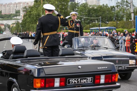 Russia WWII Victory Parade Rehearsal