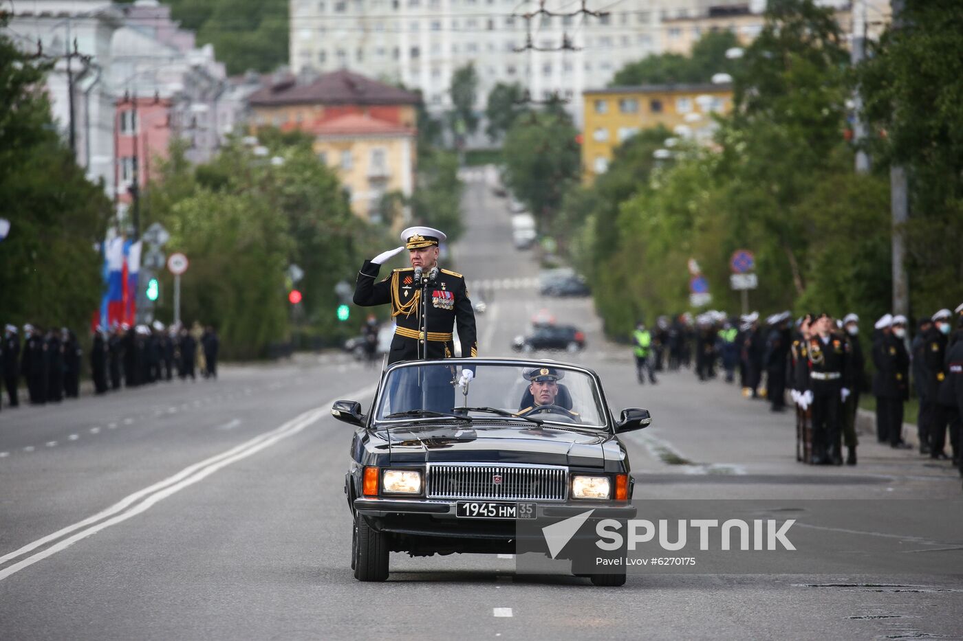 Russia WWII Victory Parade Rehearsal