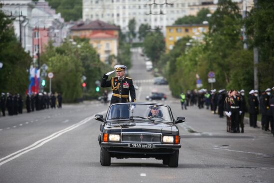 Russia WWII Victory Parade Rehearsal