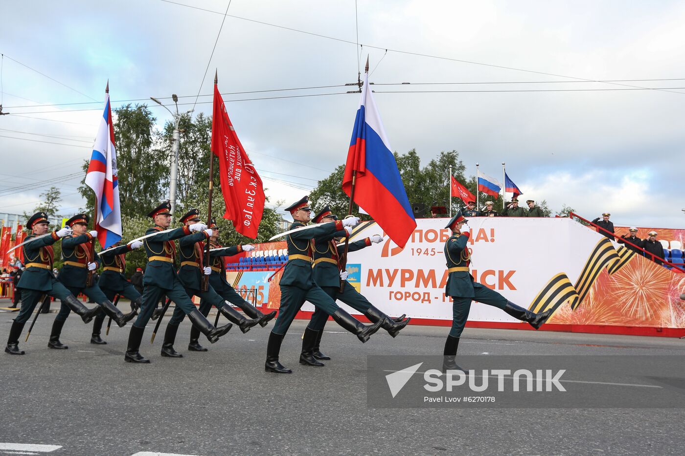 Russia WWII Victory Parade Rehearsal