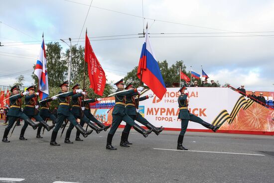Russia WWII Victory Parade Rehearsal
