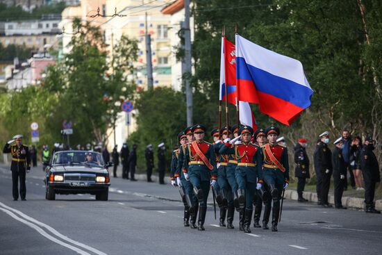 Russia WWII Victory Parade Rehearsal