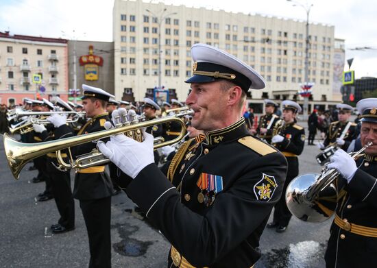 Russia WWII Victory Parade Rehearsal