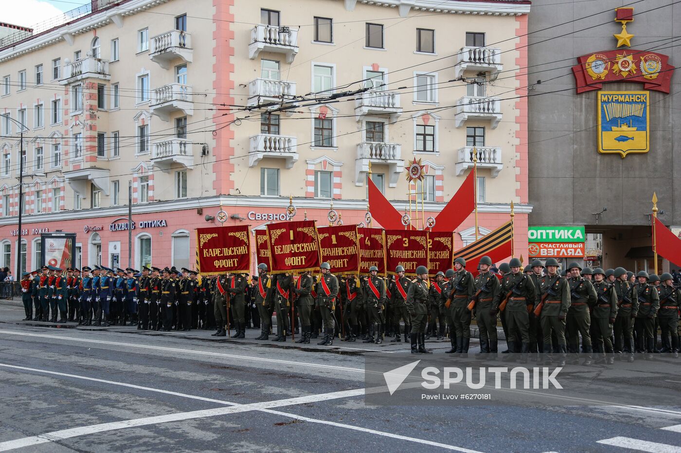 Russia WWII Victory Parade Rehearsal