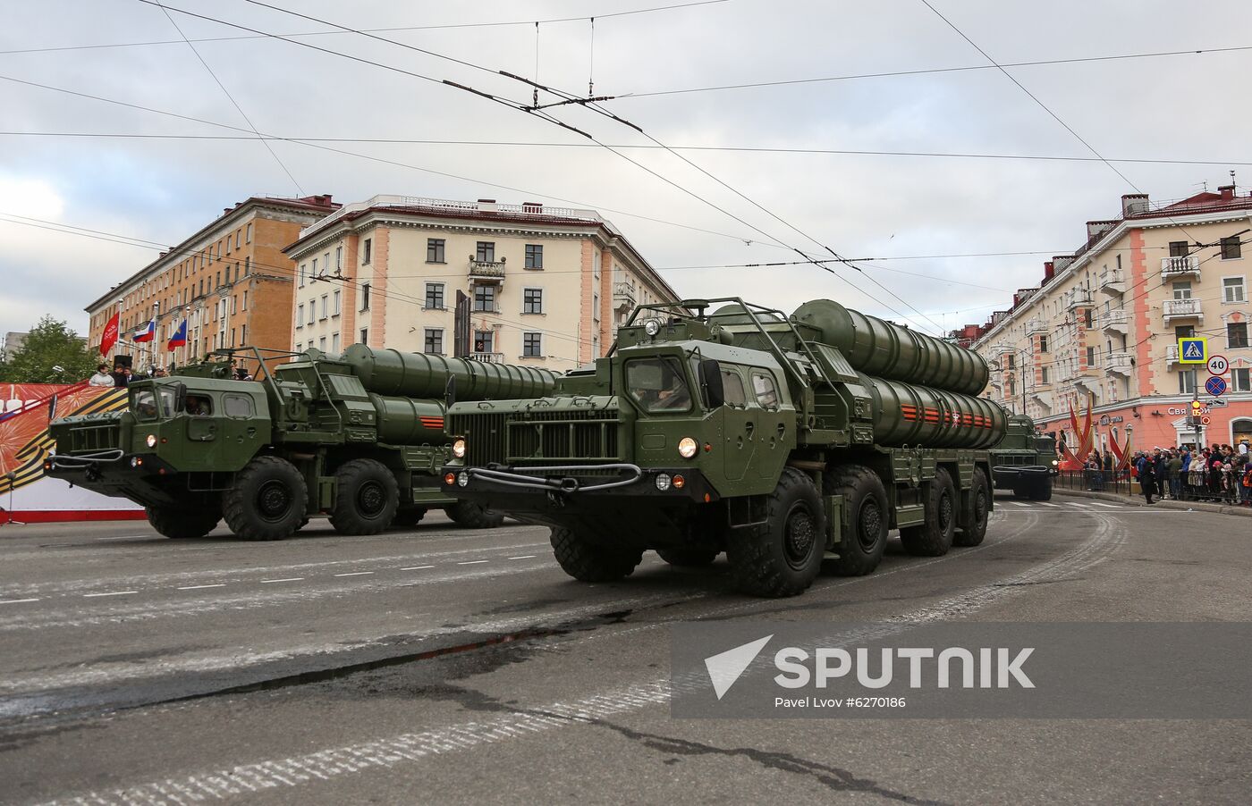 Russia WWII Victory Parade Rehearsal