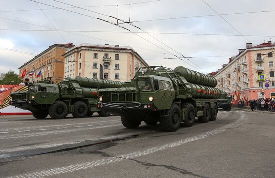 Russia WWII Victory Parade Rehearsal