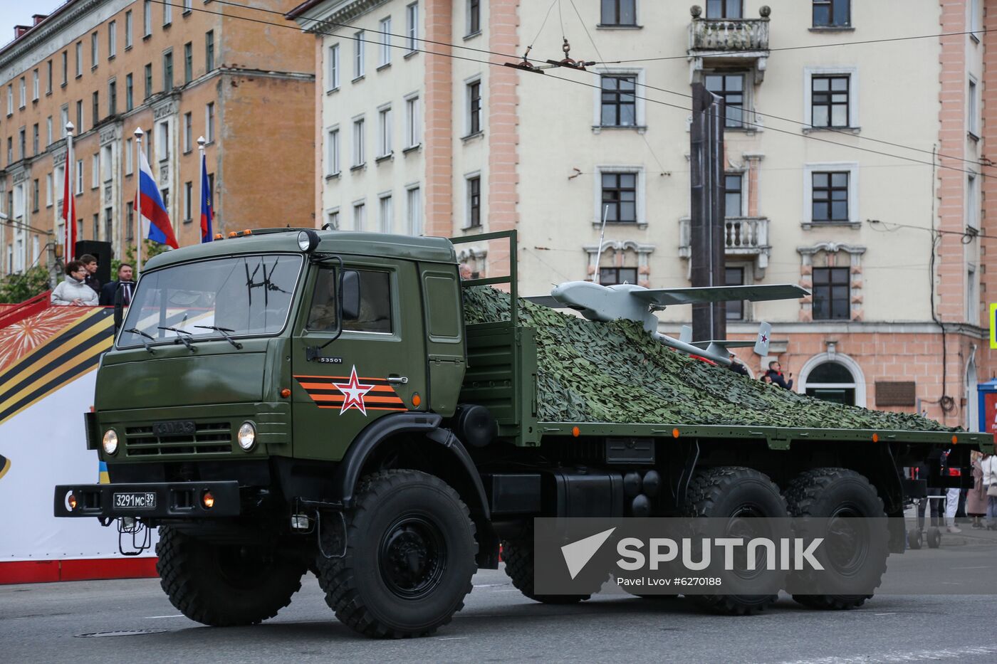 Russia WWII Victory Parade Rehearsal