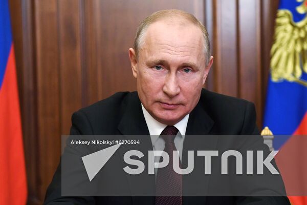 Russia Putin Coronavirus Response Address