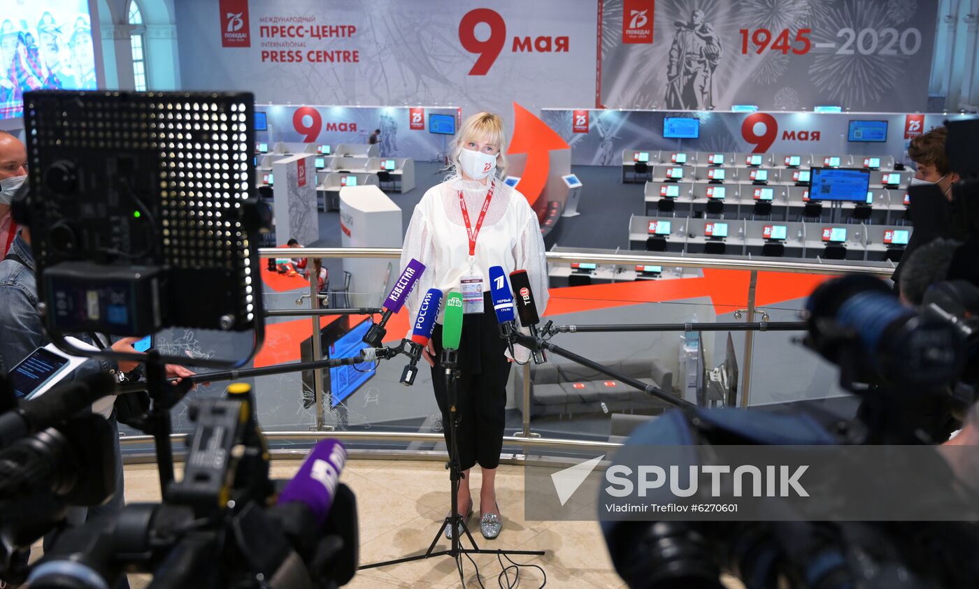 International Press Center's work at Manezh