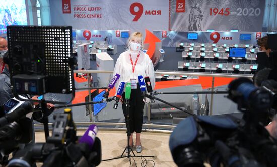 International Press Center's work at Manezh